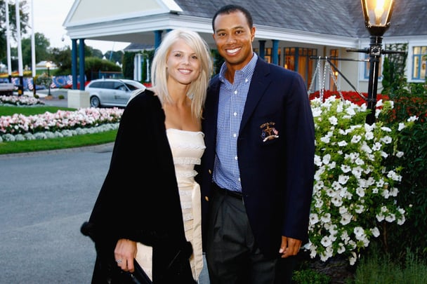 Tiger Woods and Elin Nordegren in 2006.