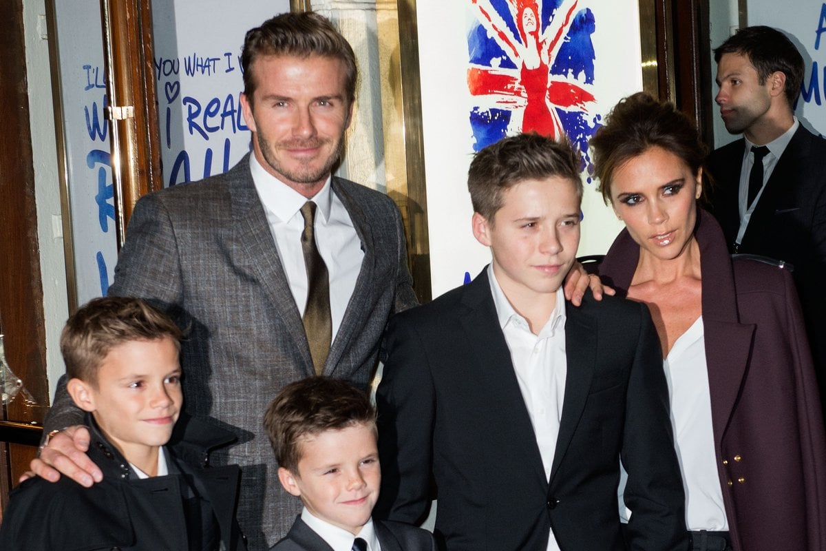 David Beckham and His Sons Invented a New Way to Wear Chelsea