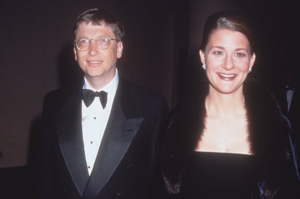 Bill Gates and Meline French. 