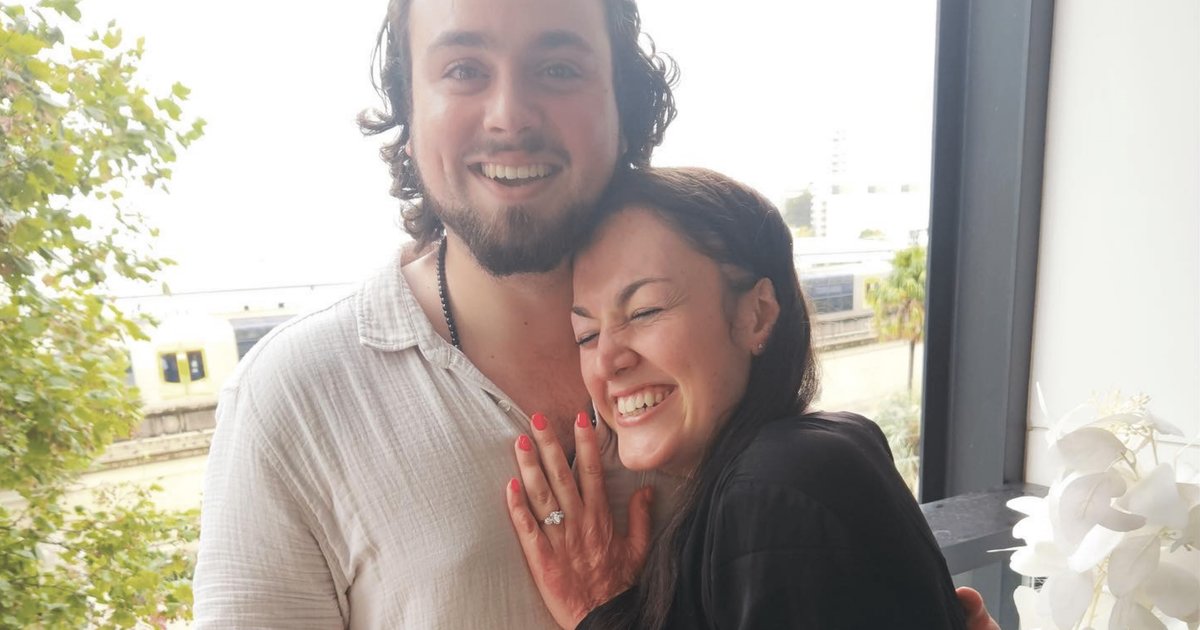 Sophie Delezio  got engaged last month. Her fiancé had already booked the wedding venue.