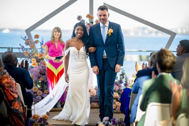 Cassandra and Tristan getting married on MAFS 2024.