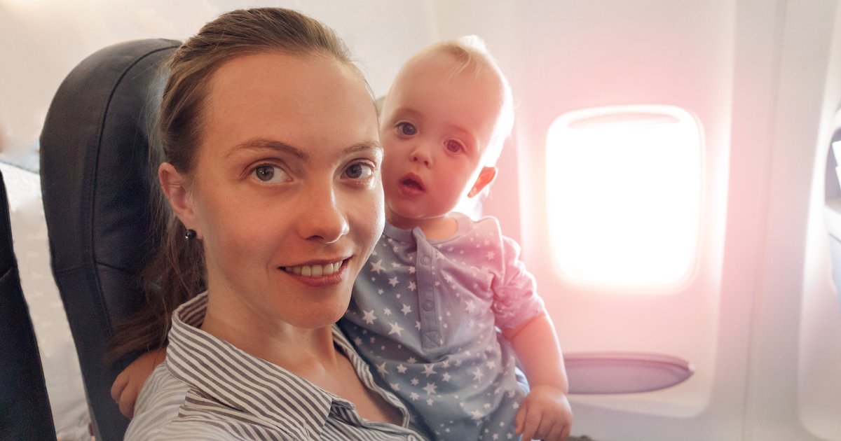 'I don't care if my crying baby bothers you on the plane.'