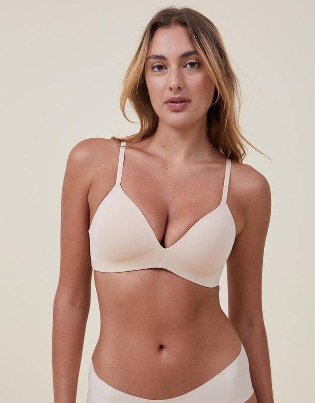 Wire-free bras that are comfortable and supportive.