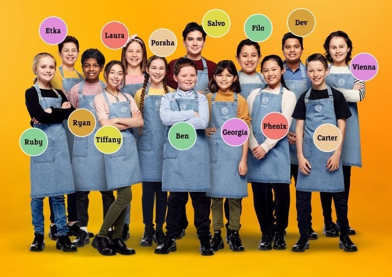 Junior MasterChef 2020 contestants Meet the cast.