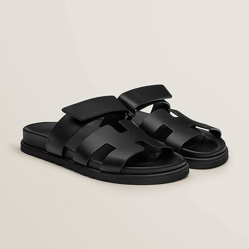 White hermes sandals online dupe