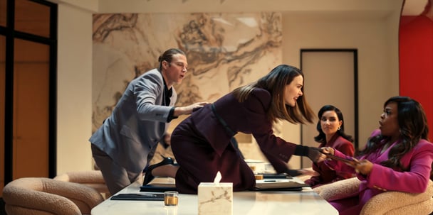 Sarah Paulson as Carrington Lane in All's Fair. Image: Disney+