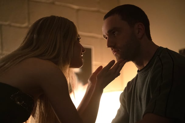 Lucy Albright (Grace Van Patten) and Stephen DeMarco (Jackson White) in Tell Me Lies Season 3.