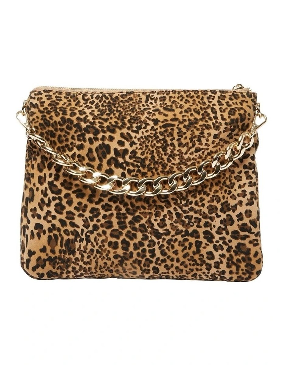 Image of the Sandler Belize Bag in Leopard.