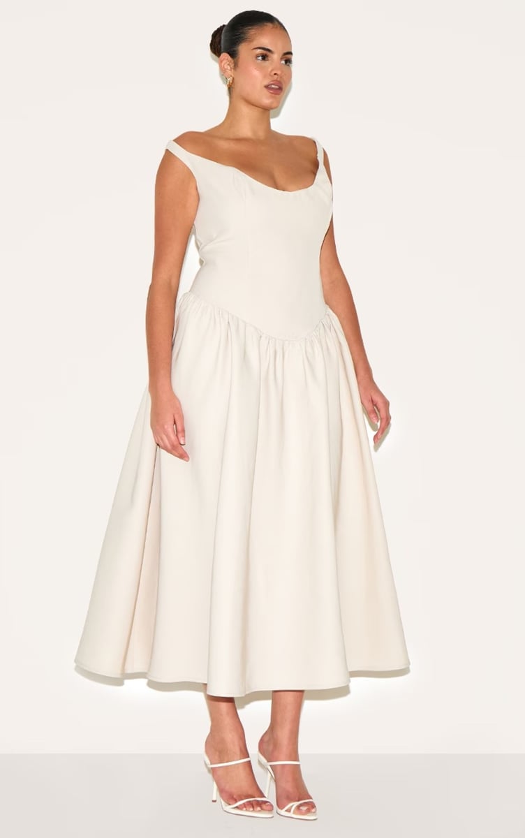 dipped waistline dress from Pretty Little Thing