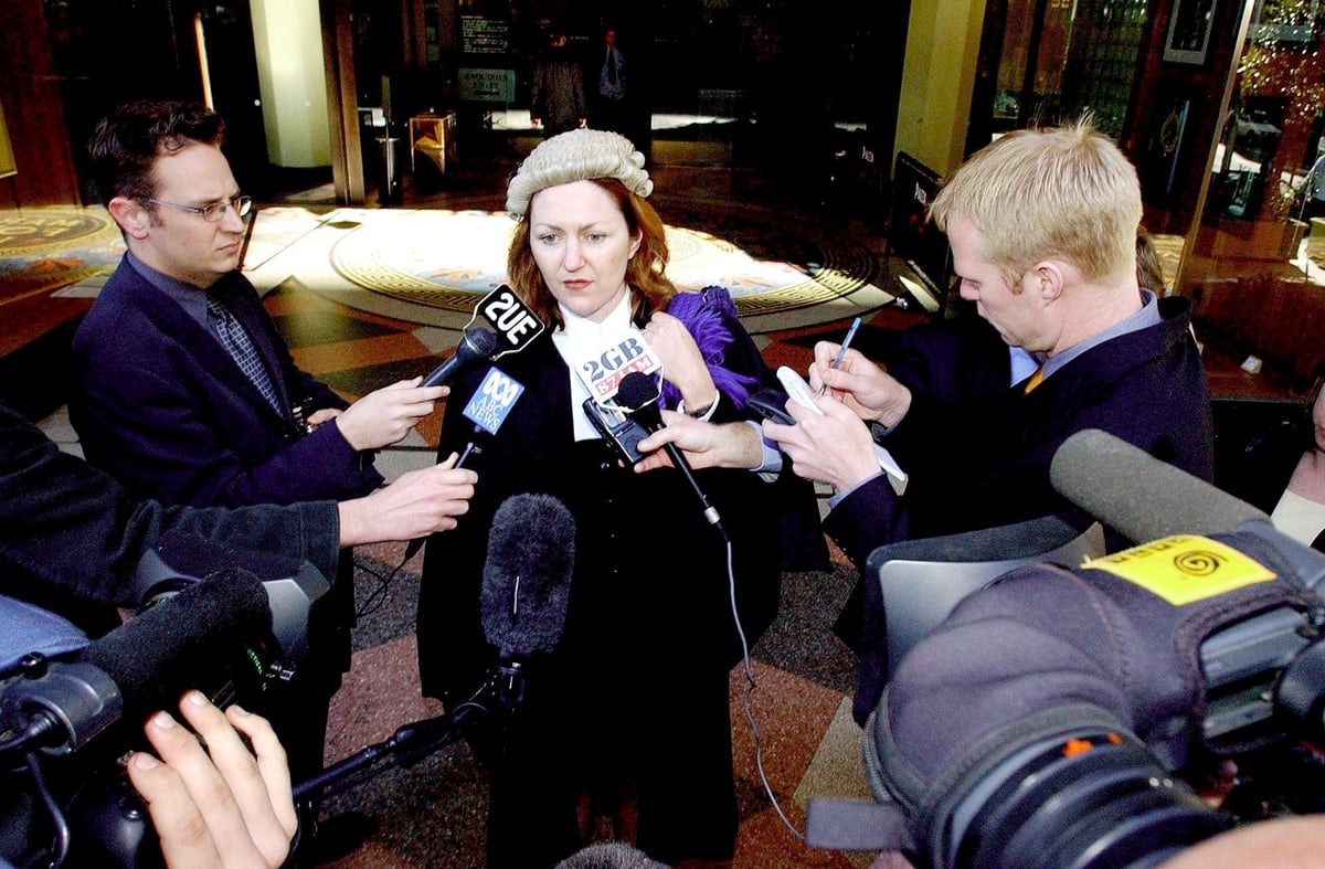 Margaret Cunneen outside court.