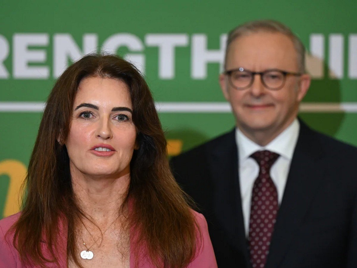 Ali France and Anthony Albanese