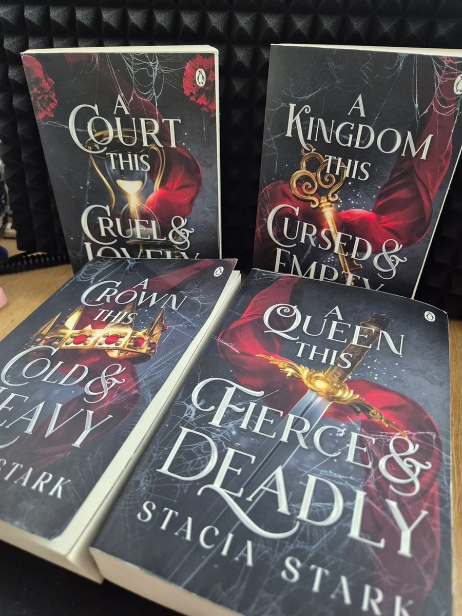 The four book books from Stacia Stark's a Kingdom of Lies series. 