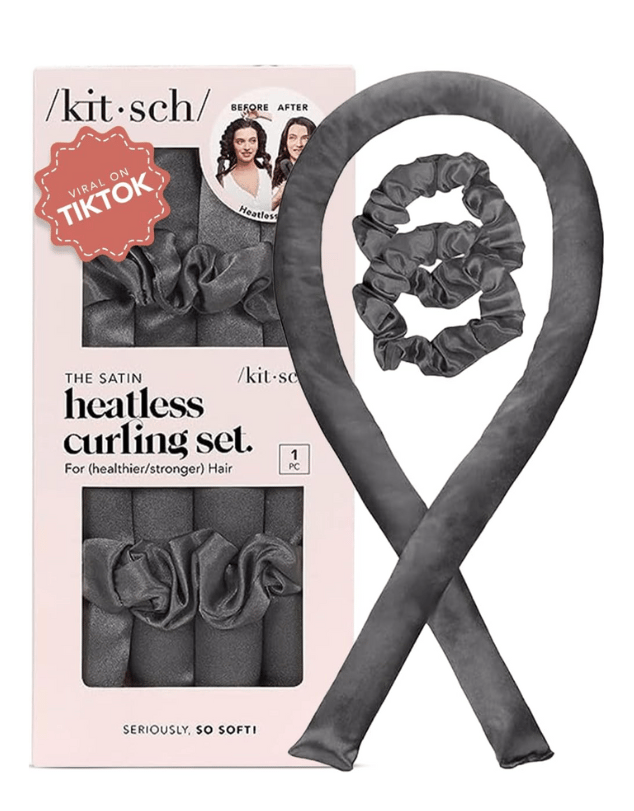 Kitsch Satin Heatless Curling Set