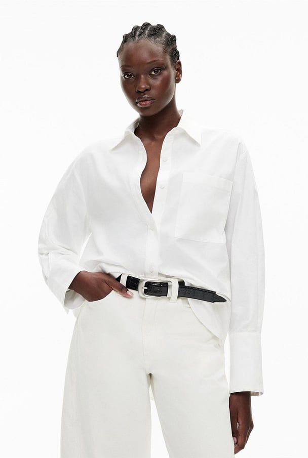 Relaxed fit shirt with buttoned cuffs from Witchery