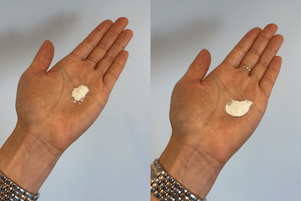 A side by side comparison of the Anua Rice Enzyme Brightening Cleansing Powder and Dermalogica's Daily Microfoliant