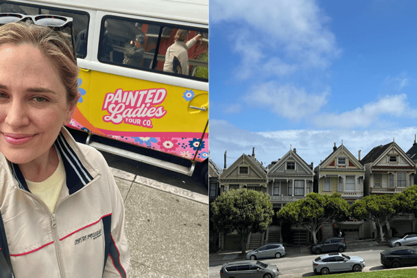 Full House row of houses in San Francisco
