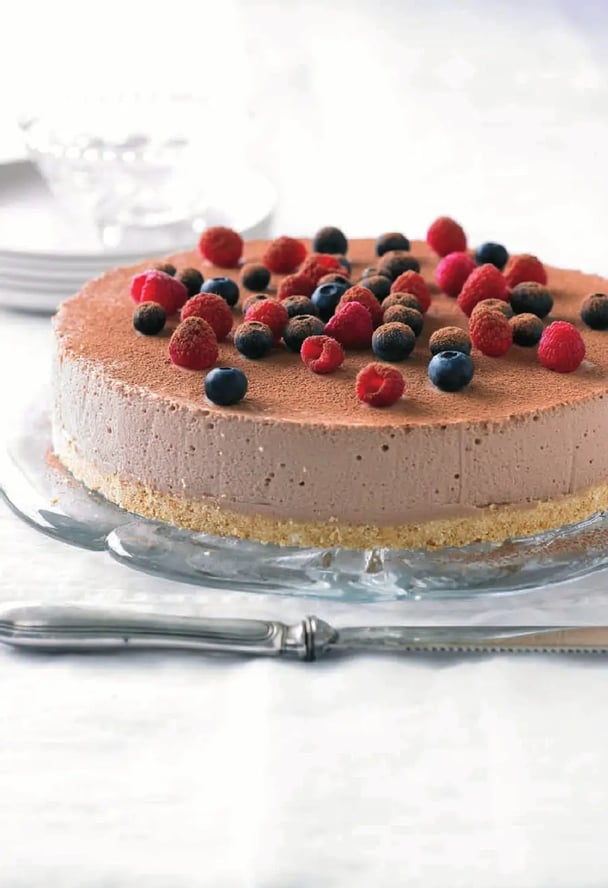 no-bake chocolate cheesecake julie goodwin