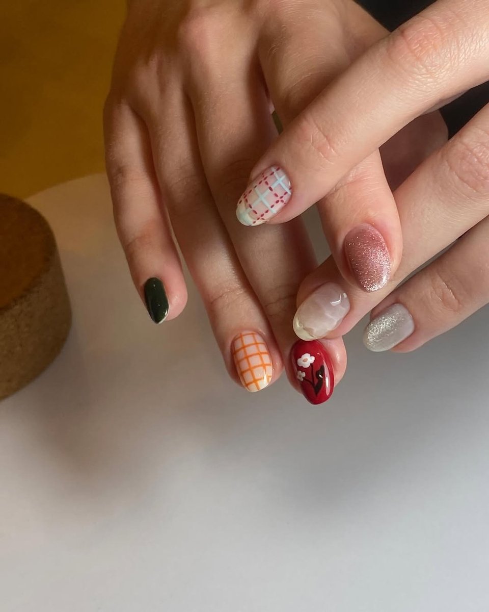 Ukranian nail art.