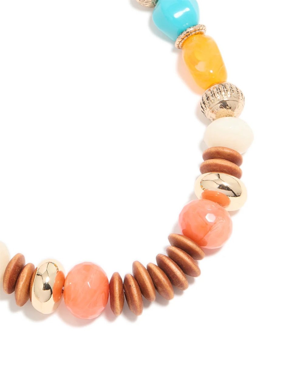 Lovisa Multicoloured Beaded Acrylic Necklace.
