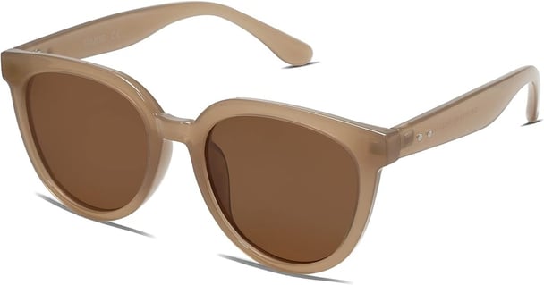 SOJOS Cat Eye Round Polarized Sunglasses