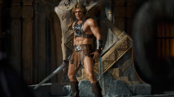 Nicholas Galitzine as He Man in Masters of the Universe.