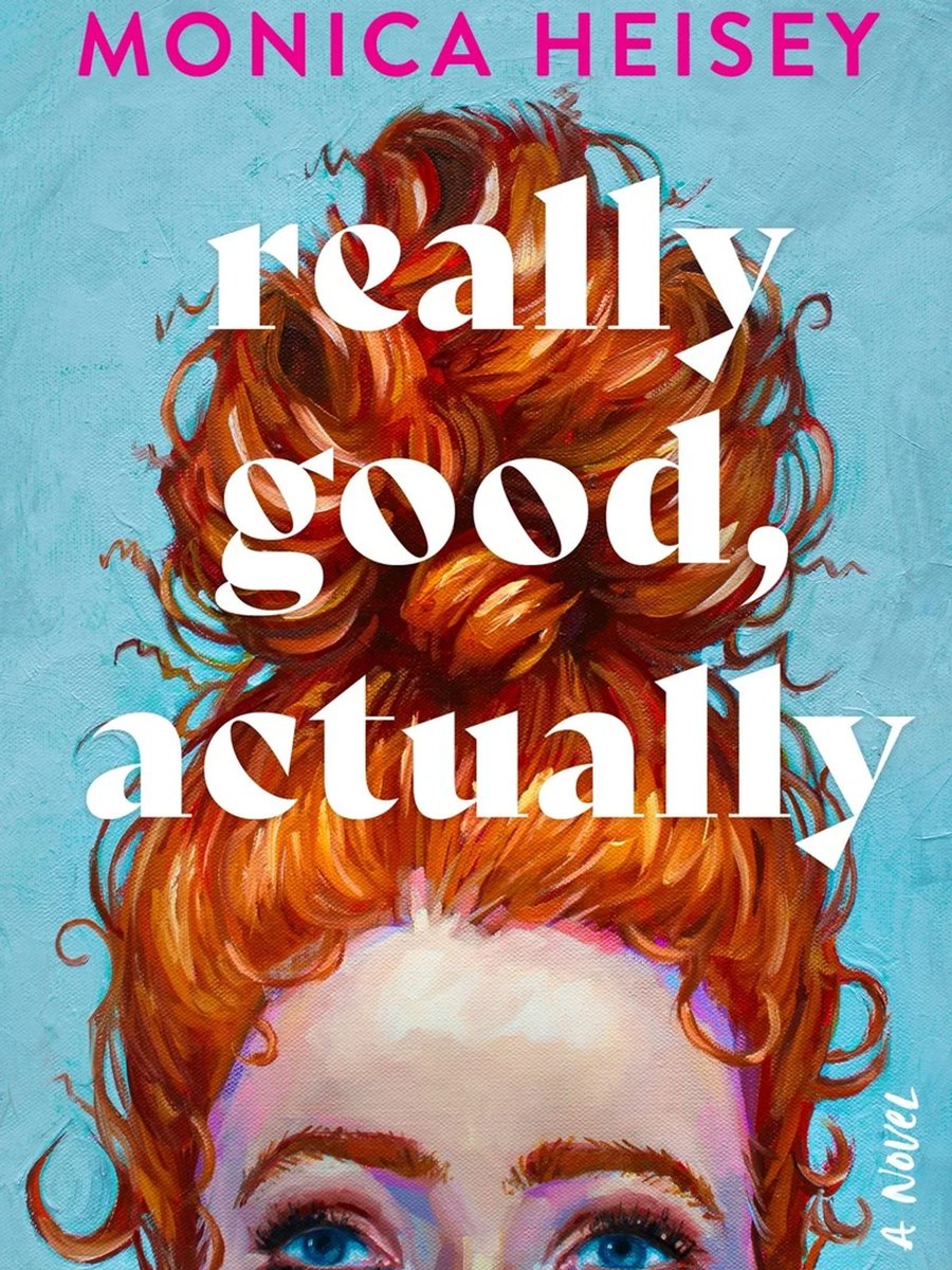 A book cover that shows a woman with red hair crying. 