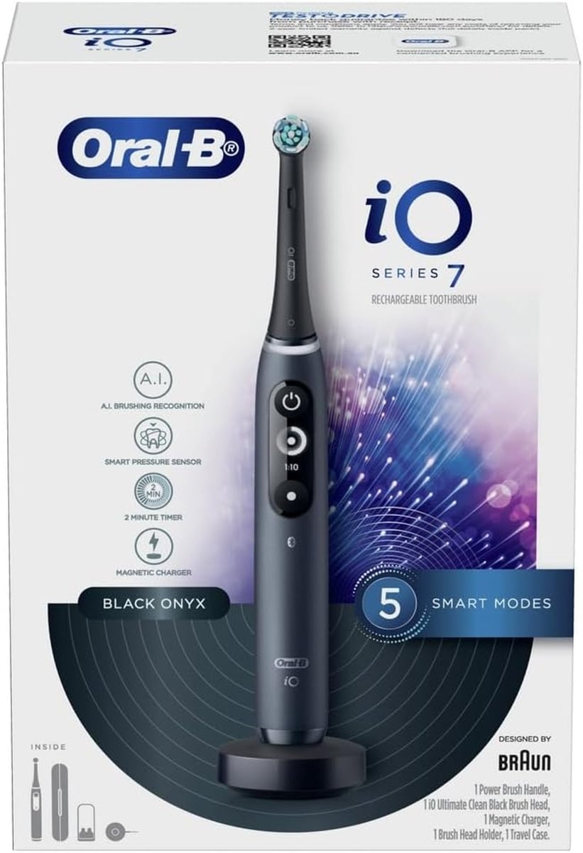 Oral-B iO 7 Ultimate Clean Electric Toothbrush with Travel Case