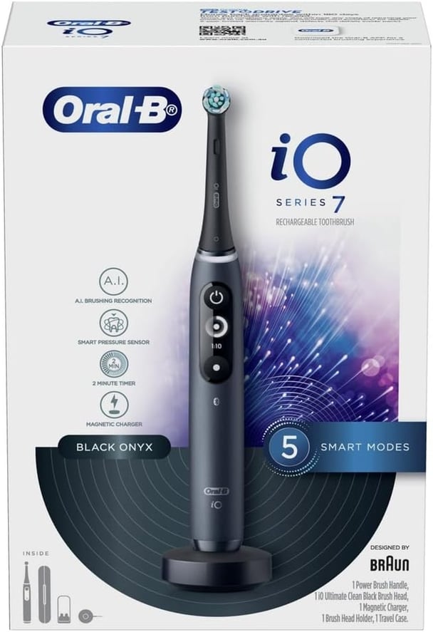 Oral-B iO 7 Ultimate Clean Electric Toothbrush with Travel Case