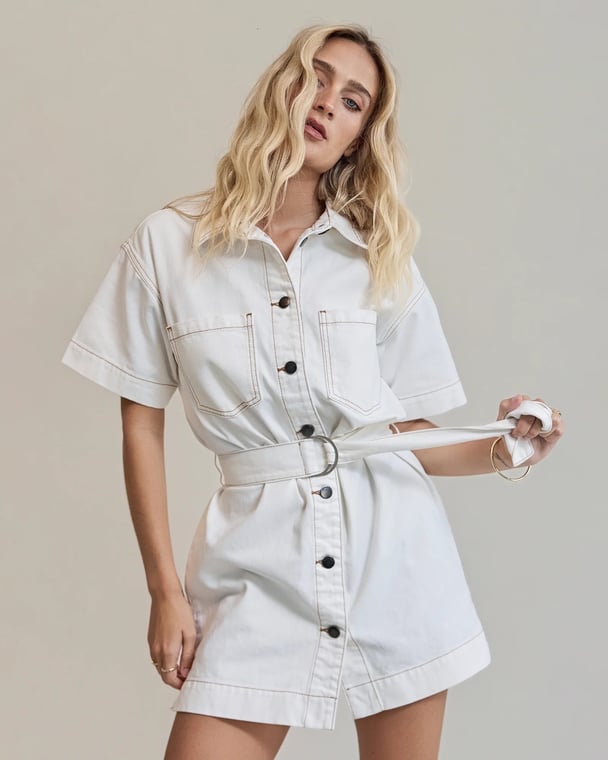 collared neckline mini dress from All About Eve