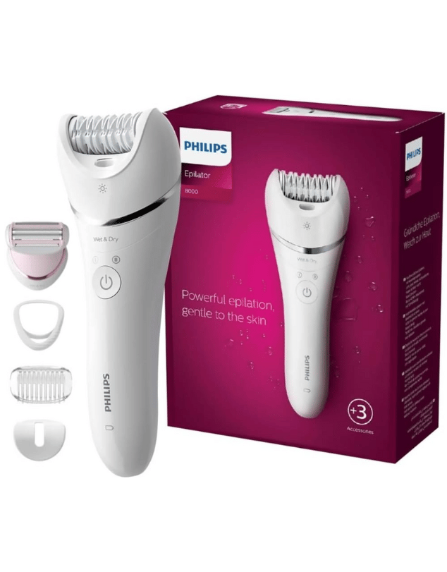 Philips Epilator Series 8000 Cordless Wet & Dry