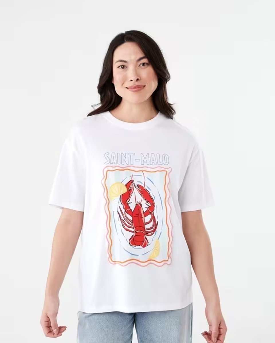 printed oversized t-shirt from Kmart