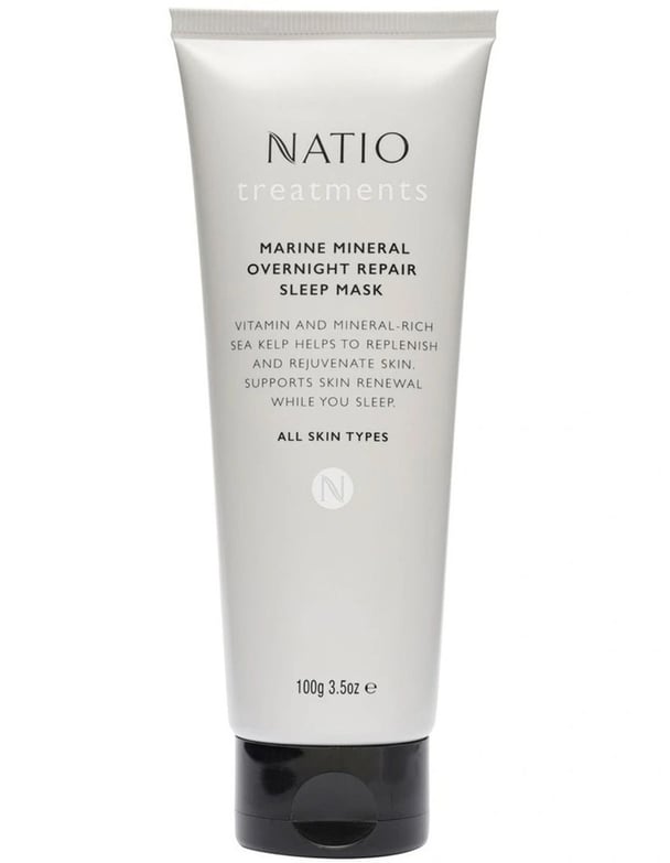 Natio Marine Mineral Overnight Repair Sleep Mask.