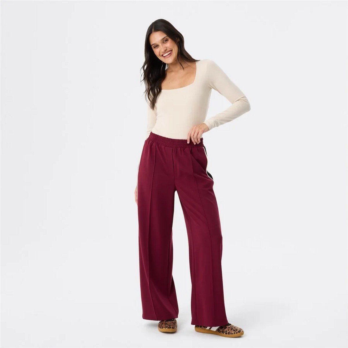 wide-leg fit pants from &me