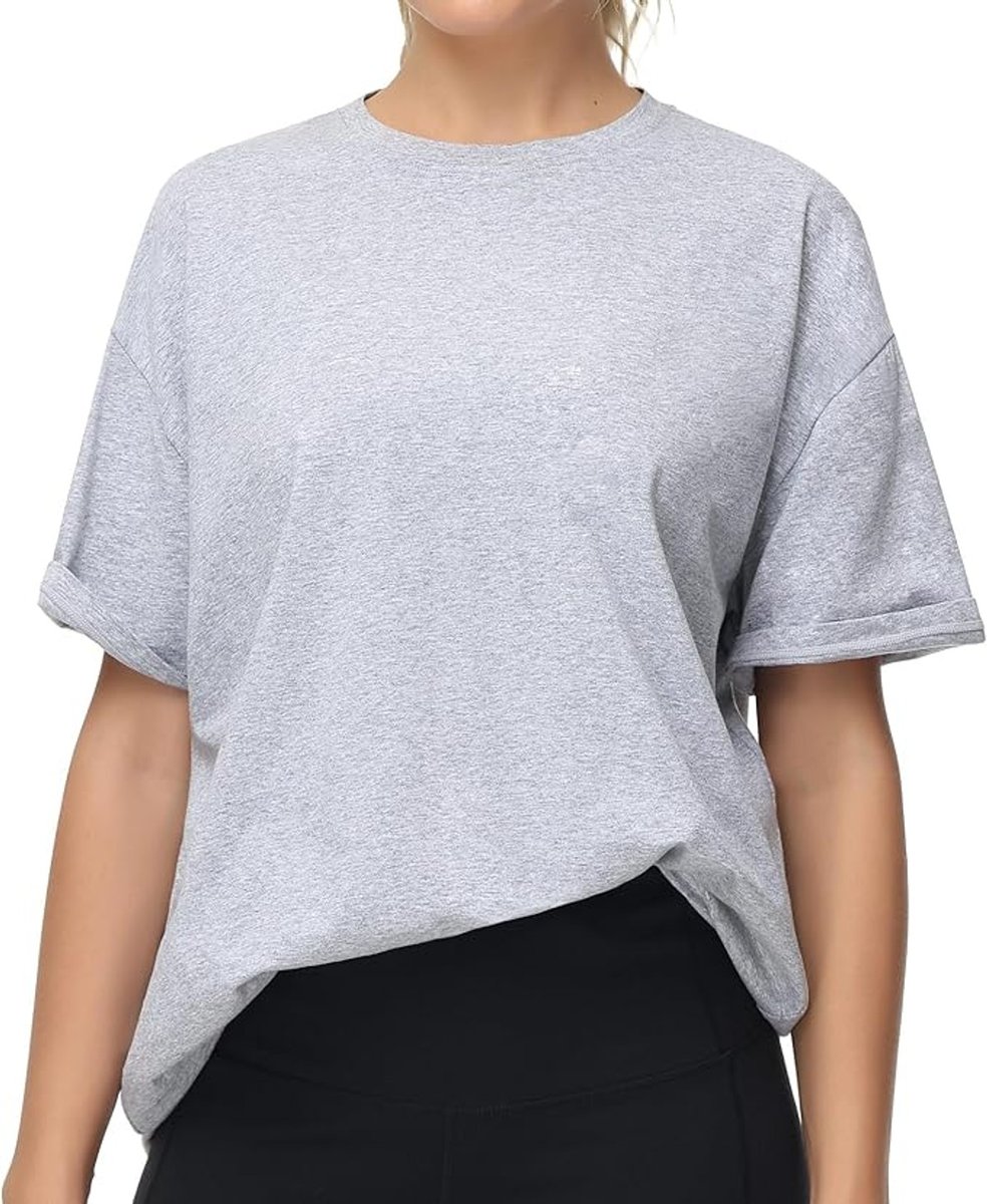 THE GYM PEOPLE Women's Casual Oversized T-Shirt