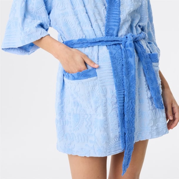 beach towel dressing gown Charcoal Adults Towel Poncho Robe main image 1
