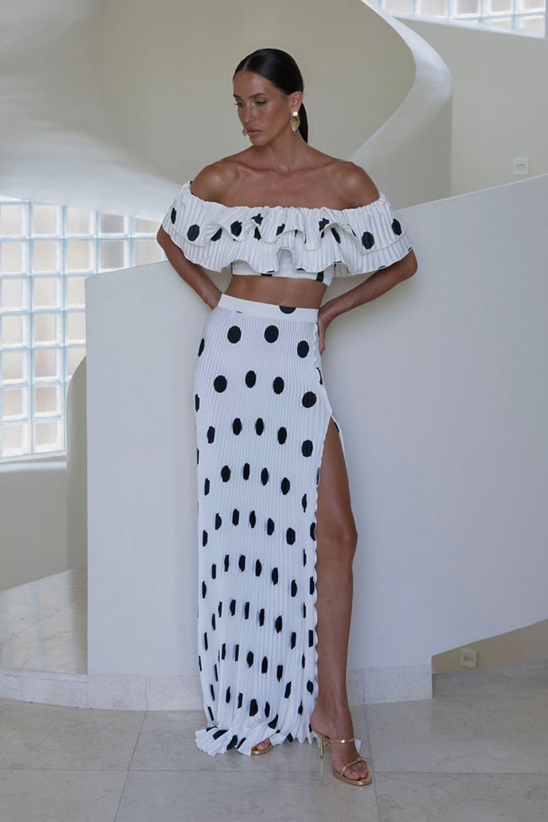L'Idee Woman Gala Split Skirt.