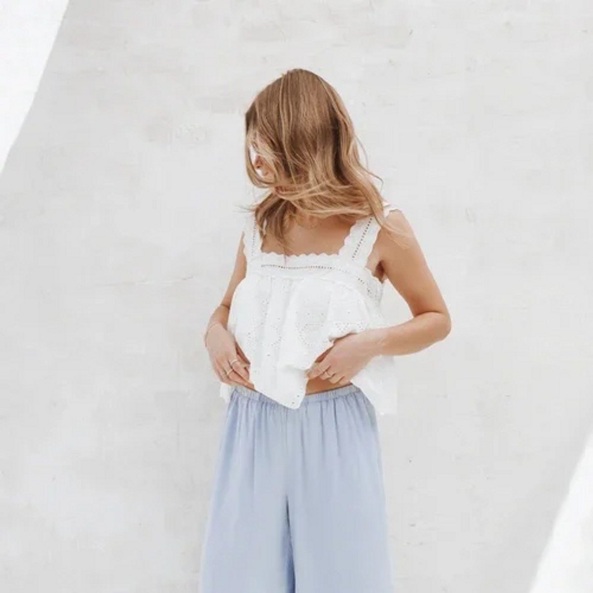 cropped length top from Petal & Pup