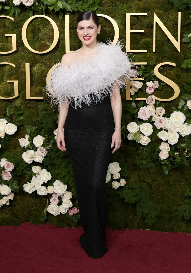 Alexandra Daddario attends the 82nd Annual Golden Globe Awards.