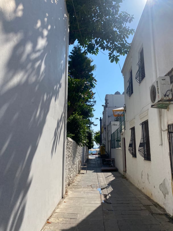 Bodrum's charming town.