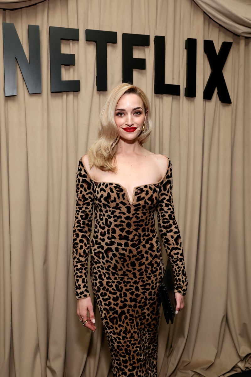 Brianne Howey attends Netflix's Golden Globe Afterparty.