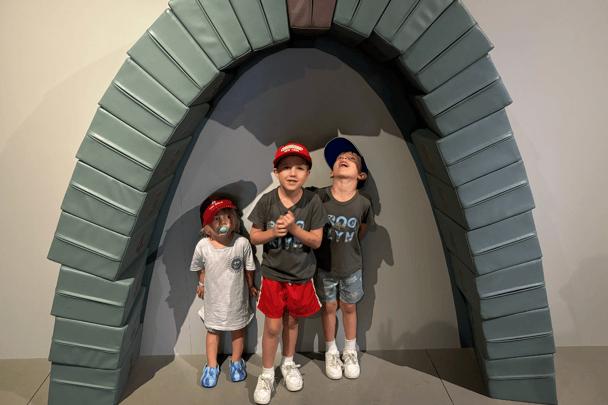 What to do with kids in Brisbane: SparkLab Queensland Museum.