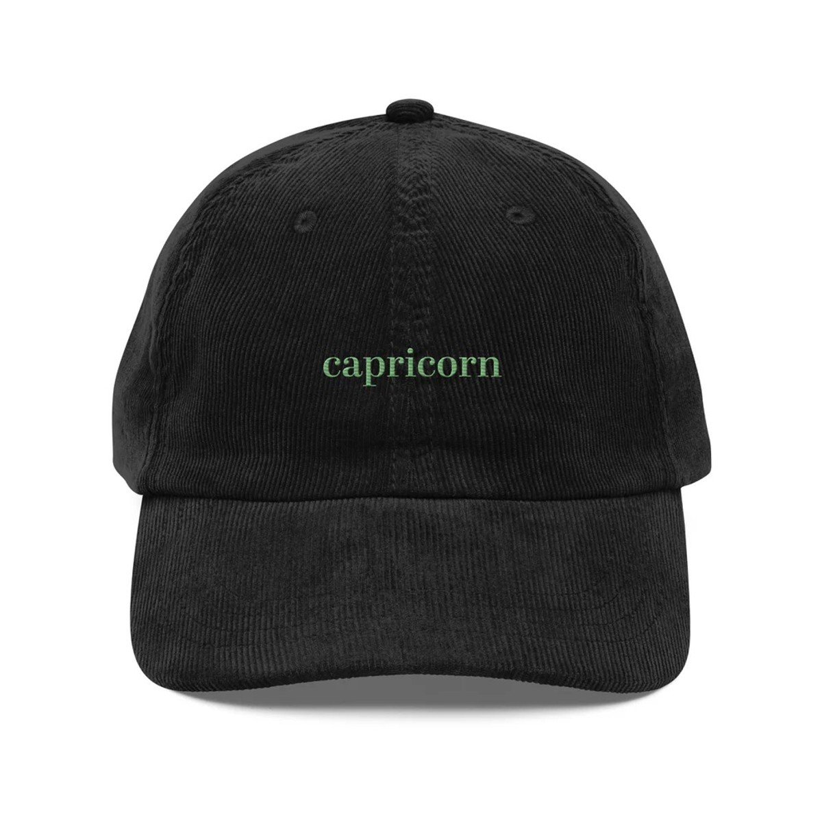 Capricorn Embroidered Vintage Style Cap.