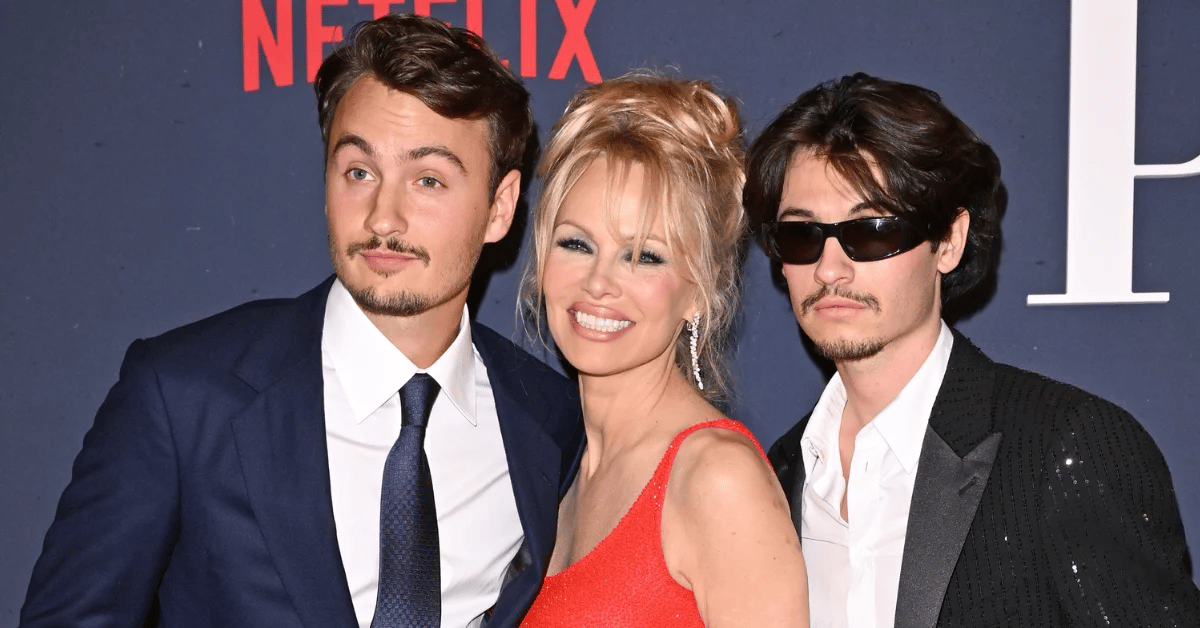 Pamela Anderson's oldest son watched the world objectify his mum. So he made a decision.