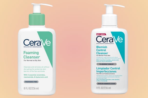 Cerave Foaming Cleanser, Cerave Blemish Control Cleanser, best foaming cleanser australia