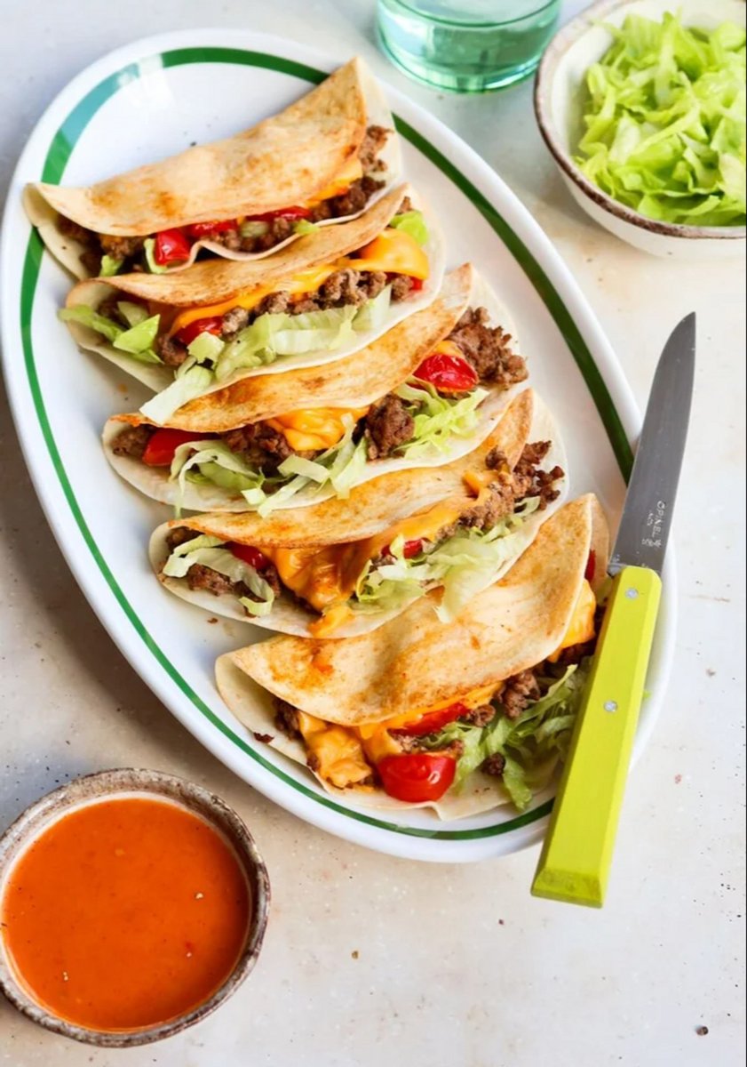 photo of the cheeseburger tacos 