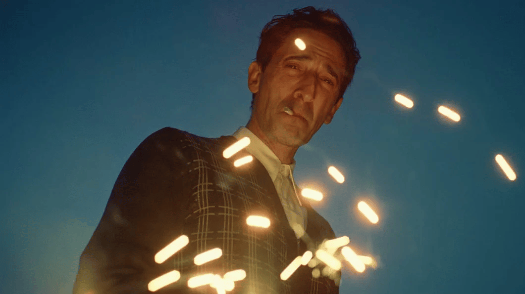 Adrien Brody in The Brutalist. 