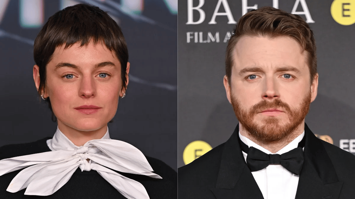 Emma Corrin and Jack Lowden