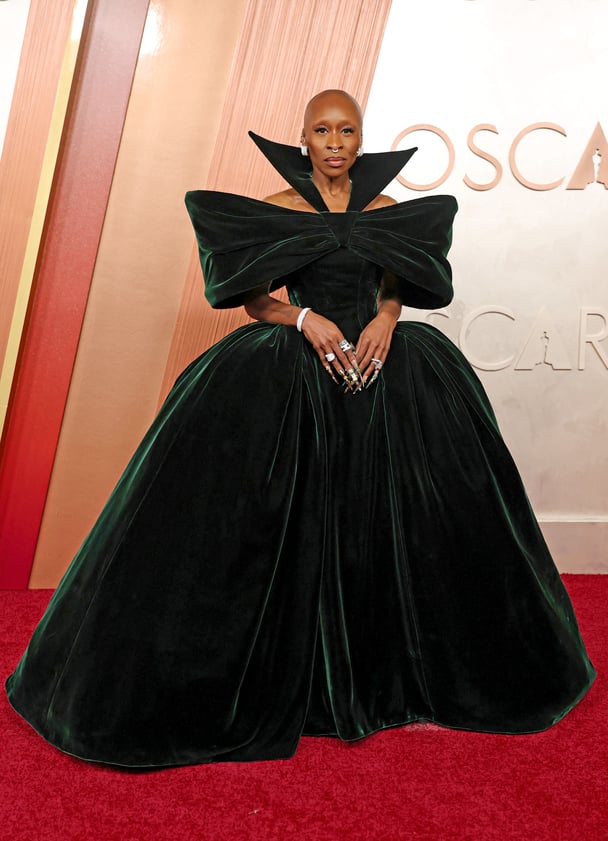 Cynthia Erivo attends the 97th Annual Oscars at Dolby Theatre on March 02, 2025 in Hollywood, California.