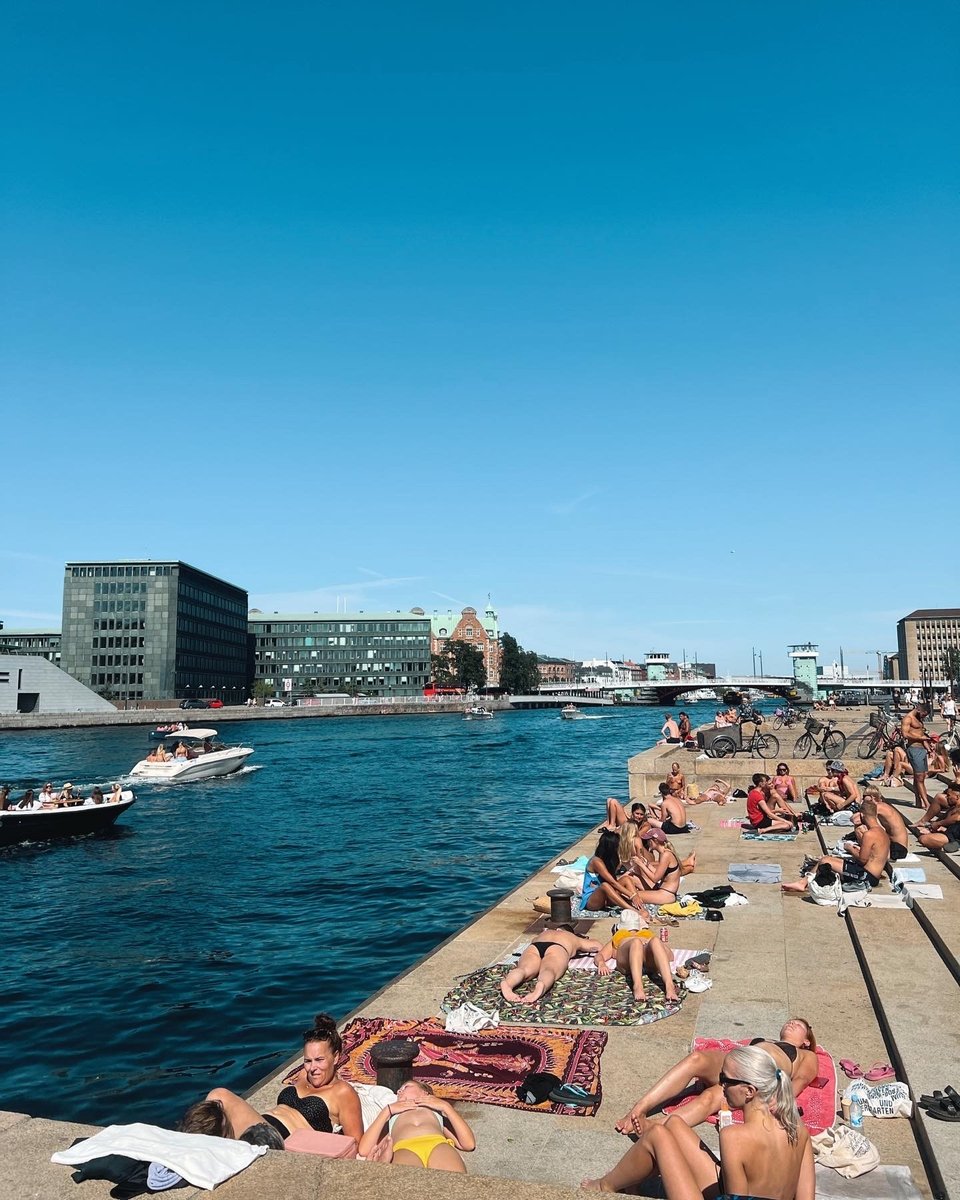 Lounging by the canals.