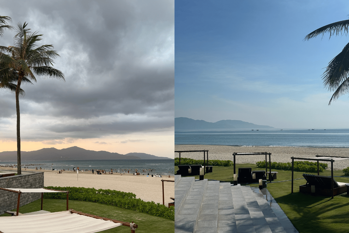 View from the Hyatt Regency Da Nang Resort and Spa.